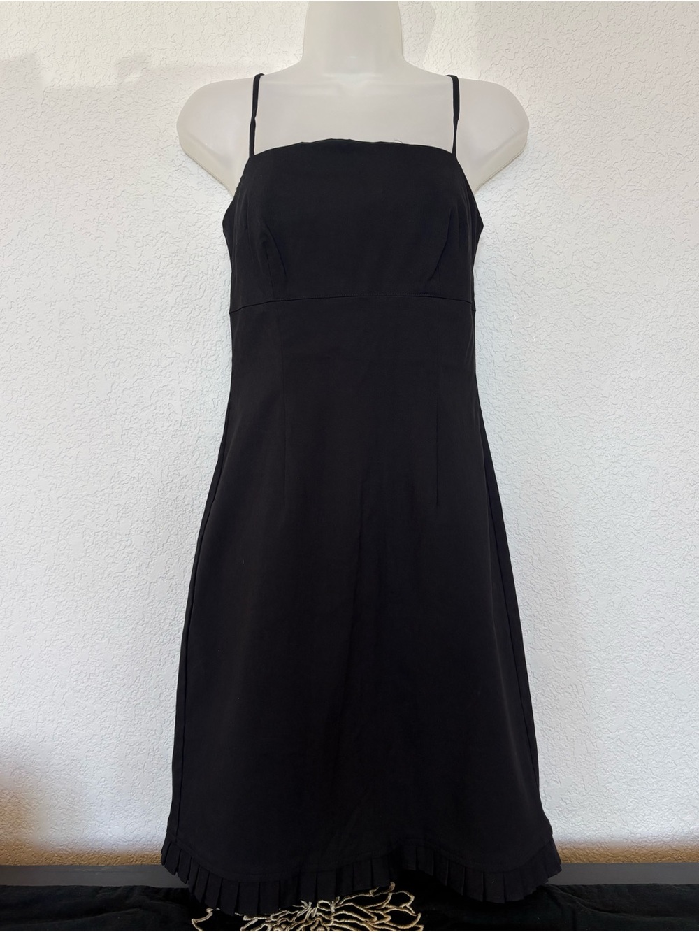 Express Black Spaghetti-Strap Mini Dress